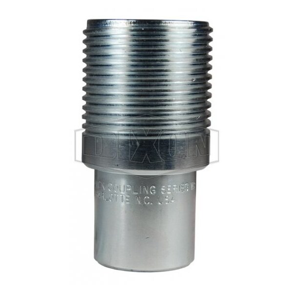 WS Series High Pressure Wingstyle Female Plug, 2-1/2-12 Nominal, Female NPTF, Steel